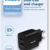 ADAPTADOR DE CORRIENTE PHILIPS 2XUSB 17W CARGA RAPIDA - Image 3