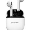 AURICULAR DAEWOO TWS CANC.RUIDO LLAMADAS ENC BT 5.3 BLANCO 30MAH/400MAH