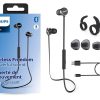 AURICULAR IN-EAR PHILIPS BLUETOOTH CON MICROFONO - NEGRO - Image 2