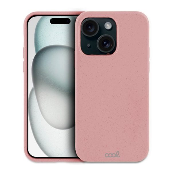 Carcasa COOL para iPhone 15 Eco Biodegradable Rosa - Image 3