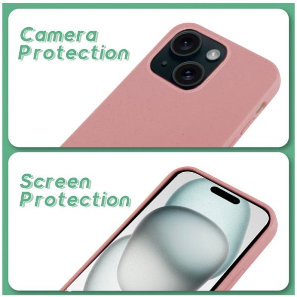 Carcasa COOL para iPhone 15 Eco Biodegradable Rosa - Image 5