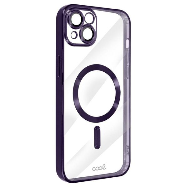 Carcasa COOL para iPhone 15 Plus Magnética Borde Violeta - Image 3