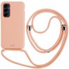 Carcasa COOL para Samsung A556 Galaxy A55 5G Cordón Liso Rosa