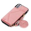 Carcasa COOL para Samsung G996 Galaxy S21 Plus Colgante Wallet Rosa - Image 5