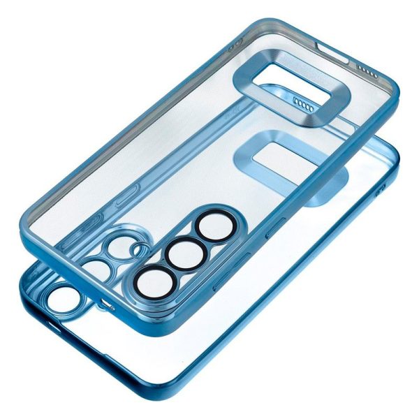 Carcasa COOL para Xiaomi Redmi 13C / 13C 5G / Poco C65 Borde Metalizado (Azul) - Image 2