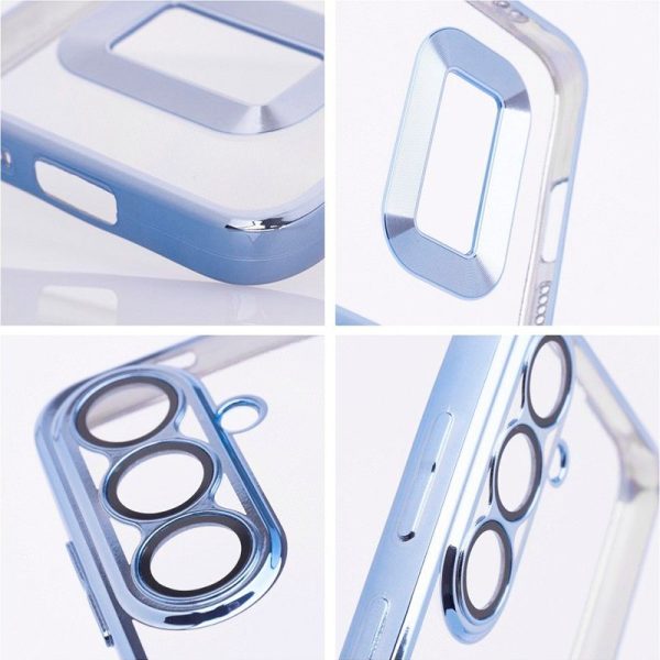 Carcasa COOL para Xiaomi Redmi 13C / 13C 5G / Poco C65 Borde Metalizado (Azul) - Image 5