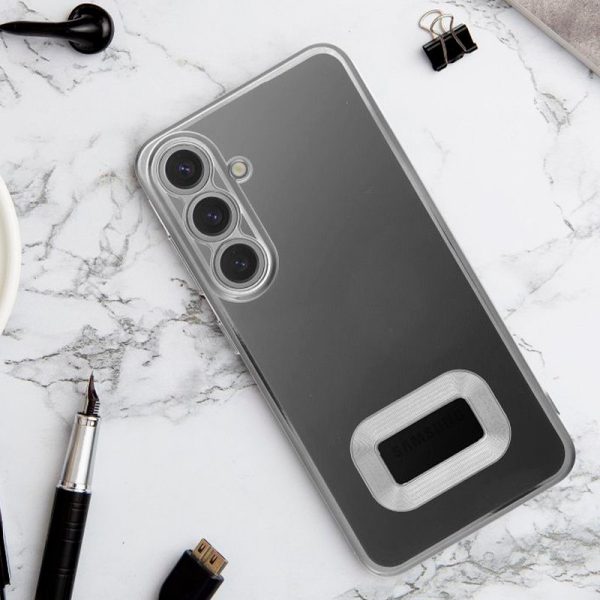Carcasa COOL para Xiaomi Redmi 13C / 13C 5G / Poco C65 Borde Metalizado (Plata) - Image 2