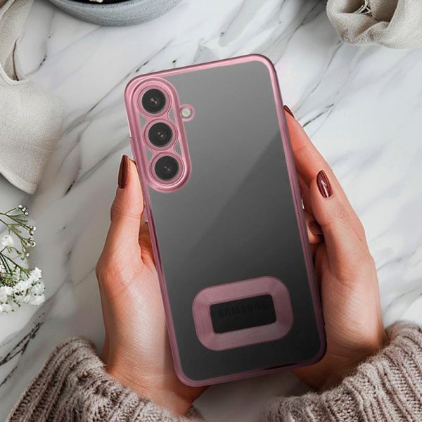 Carcasa COOL para Xiaomi Redmi 13C / 13C 5G / Poco C65 Borde Metalizado (Rosa) - Image 3