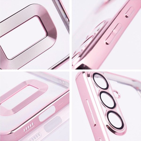 Carcasa COOL para Xiaomi Redmi 13C / 13C 5G / Poco C65 Borde Metalizado (Rosa) - Image 5