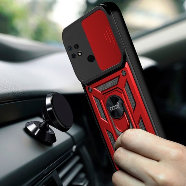Carcasa COOL para Xiaomi Redmi 9C / 10A Hard Ring Rojo - Image 2