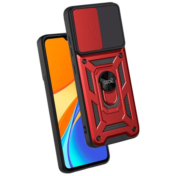 Carcasa COOL para Xiaomi Redmi 9C / 10A Hard Ring Rojo - Image 3