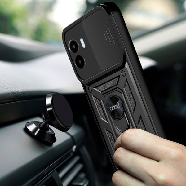 Carcasa COOL para Xiaomi Redmi A1 / A2 Hard Ring Negro - Image 2