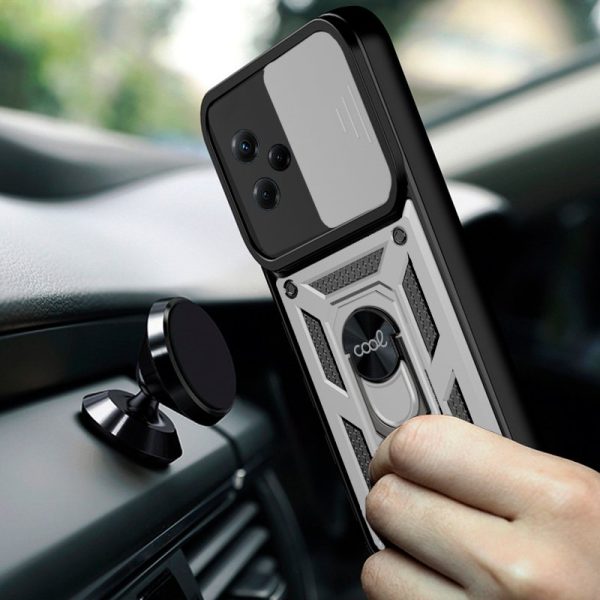 Carcasa COOL para Xiaomi Redmi Note 12 5G / Poco X5 5G Hard Ring Plata - Image 3