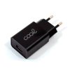 Cargador Red Universal Entrada 1 x USB COOL 2.1 Amperios Negro