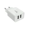 Cargador Red Universal Entrada 2 x USB COOL 2.4 Amperios Blanco - Image 2