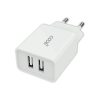 Cargador Red Universal Entrada 2 x USB COOL 2.4 Amperios Blanco - Image 5
