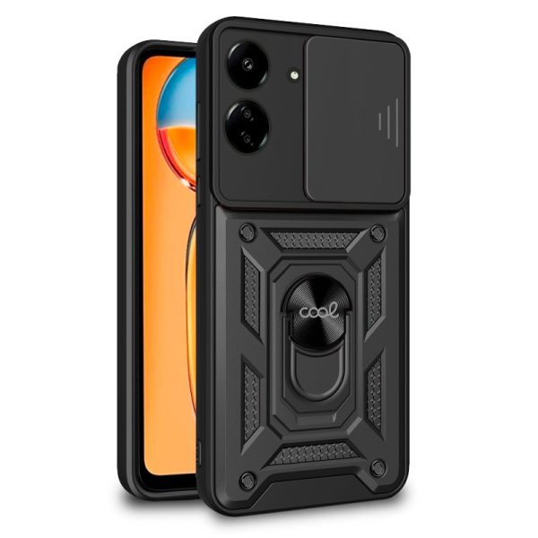 COOL CARCASA  XIAOMI REDMI 13C / POCO C65 HARD RING NEGRO