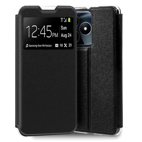 COOL FUNDA  FLIP COVER  REALME C53 / C51 LISO NEGRO