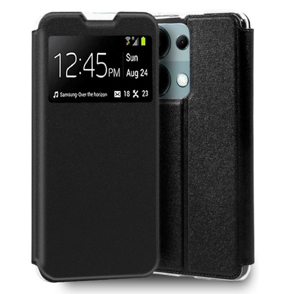 COOL FUNDA  FLIP COVER  XIAOMI REDMI NOTE 13 PRO LISO NEGRO
