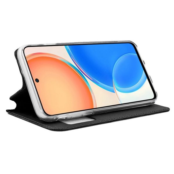 Funda COOL Flip Cover para Huawei Honor X8 Liso Negro - Image 2