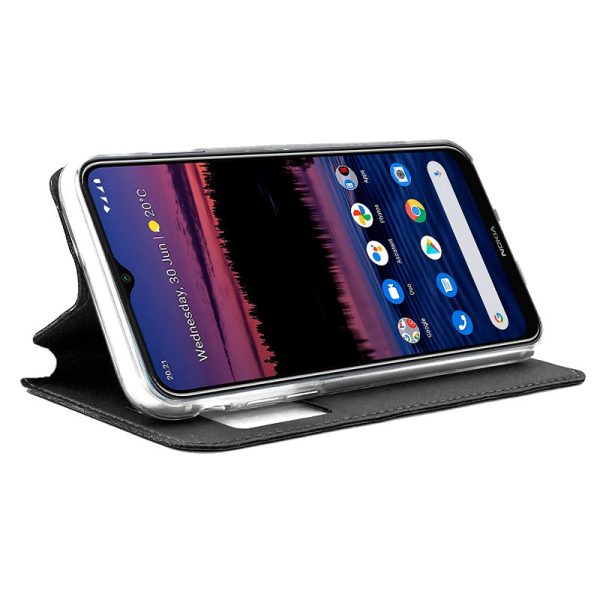 Funda COOL Flip Cover para Nokia G10 / G20 Liso Negro - Image 2