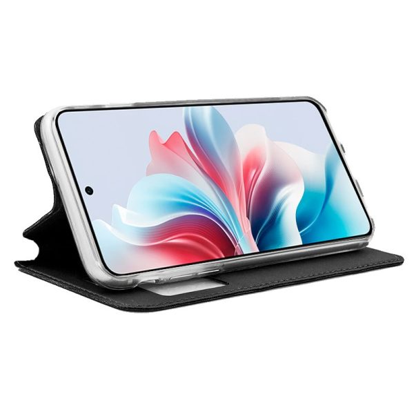 Funda COOL Flip Cover para Oppo Reno 11F 5G Liso Negro - Image 2