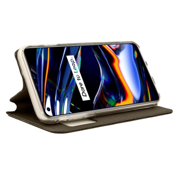 Funda COOL Flip Cover para Realme 7 Pro Liso Bronce - Image 2