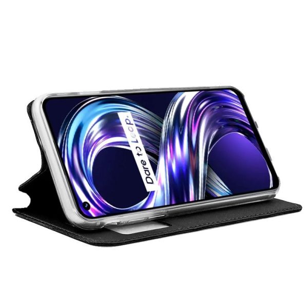 Funda COOL Flip Cover para Realme 8i / Narzo 50 Liso Negro - Image 2
