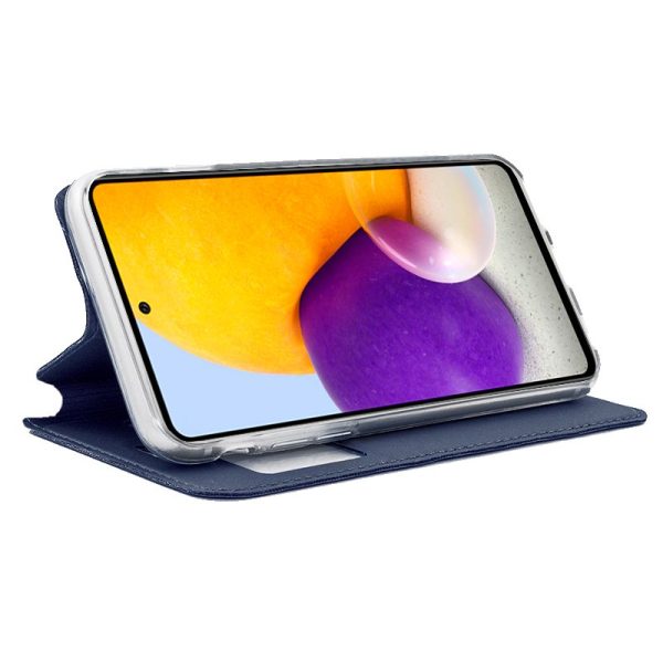 Funda COOL Flip Cover para Samsung A725 Galaxy A72 Liso Azul - Image 2