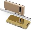 Funda COOL Flip Cover para Samsung G973 Galaxy S10 Clear View Dorado - Image 3