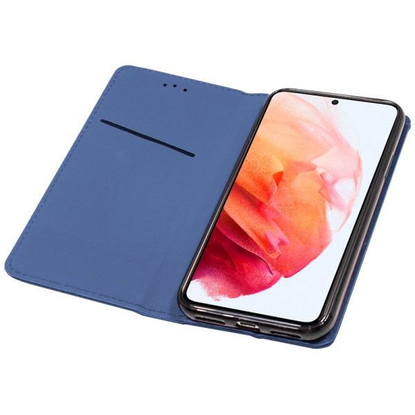 Funda COOL Flip Cover para Samsung G990 Galaxy S21 Liso Azul - Image 3