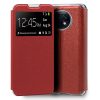 Funda COOL Flip Cover para Xiaomi Redmi Note 9T Liso Rojo