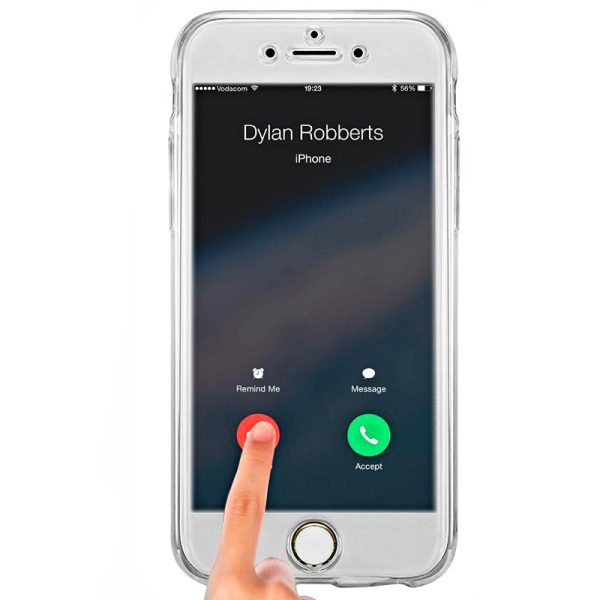 Funda COOL Silicona 3D para iPhone 7 Plus / iPhone 8 Plus (Transparente Frontal + Trasera) - Image 3