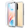 Funda COOL Silicona 3D para Oppo A38 (Transparente Frontal + Trasera)