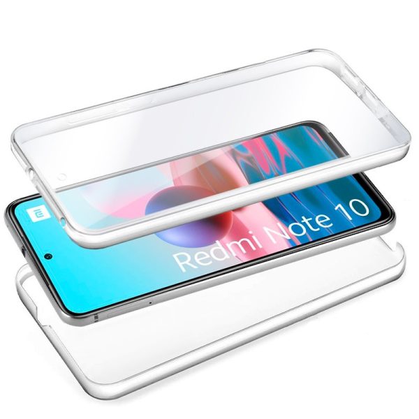 Funda COOL Silicona 3D para Xiaomi Redmi Note 10 / Note 10s / Poco M5s (Transparente Frontal + Trasera) - Image 2