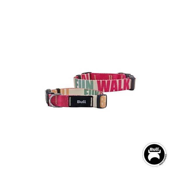 BULL COLLAR NYLON COLECCION FUN WALK (T-2 28-45 x1,5 CM..)