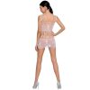 PASSION WOMAN BS090 BODYSTOCKING - WHITE ONE SIZE - Image 2