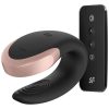 SATISFYER DOUBLE LOVE LUXURY PARTNER VIBRATOR - PRETO