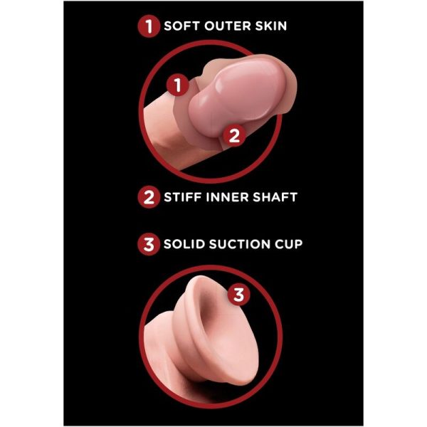 KING COCK PLUS 3D COCK Swing Balls 15,2 CM - PELE LEVE - Image 6