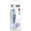 KING COCK CLEAR - PÊNIS REALISTA COM BOLAS 13,5 CM TRANSPARENTE - Image 5