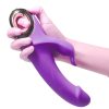 ARMONY - METEROR DILDO VIBRADOR COELHO ROTATOR ROXO - Image 4