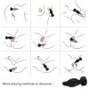ARMONY - VIBRADOR E PLUG ANAL CONTROLE REMOTO PRETO - Image 2