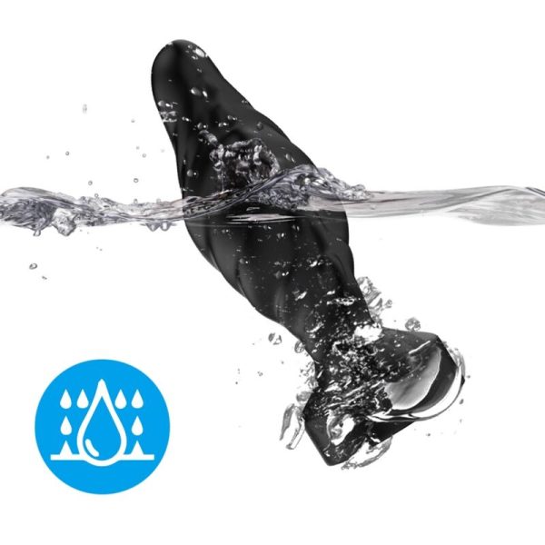 ARMONY - VIBRADOR E PLUG ANAL CONTROLE REMOTO PRETO - Image 3
