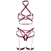 LEG AVENUE - HARNESS BRA & HEART GARTER - Image 6