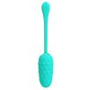 PRETTY LOVE - OVO VIBRANTE COM TEXTURA MARINHA RECARREGVEL AQUA GREEN - Image 5