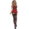 LIVCO CORSETTI FASHION -   LC 90130 CORSET + CALCINHA VERMELHA
