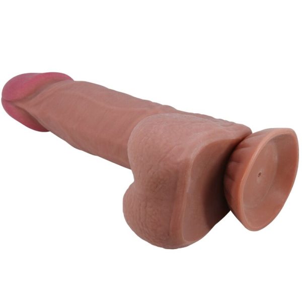 PRETTY LOVE - SÉRIE DESLIZANTE DILDO REALÍSTICO COM VENTOSA DESLIZANTE DE PELE MARROM 21,8 CM - Image 3