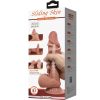 PRETTY LOVE - SÉRIE SLIDING SKIN DILDO REALÍSTICO COM VENTOSA DESLIZANTE PELE MARROM 19,4 CM - Image 7