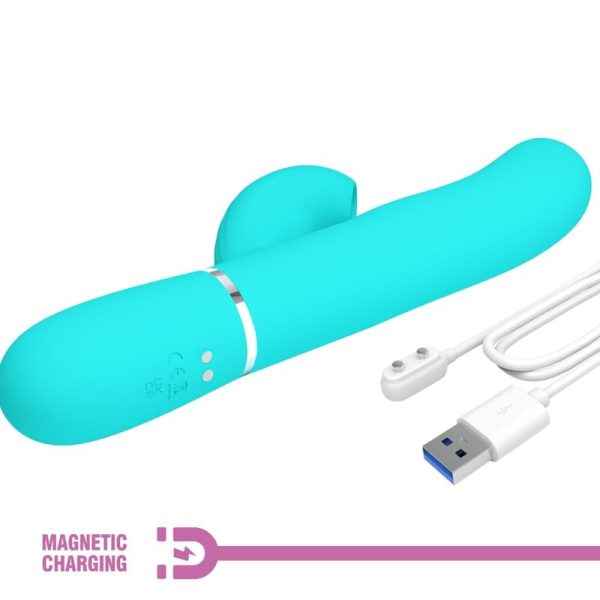 PRETTY LOVE - PERLITA MULTIFUNO 3 EM 1 VIBRADOR G-SPOT AQUA VERDE - Image 9