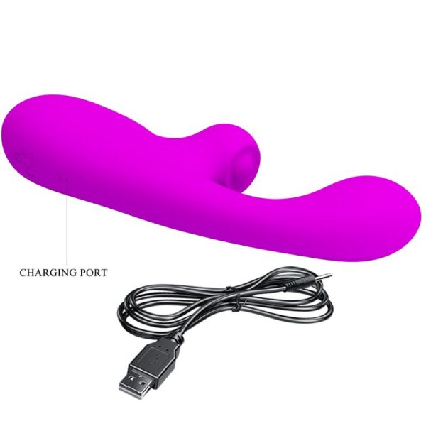 PRETTY LOVE - SKYLAR VIBRADOR ESTIMULADOR ROXO - Image 9